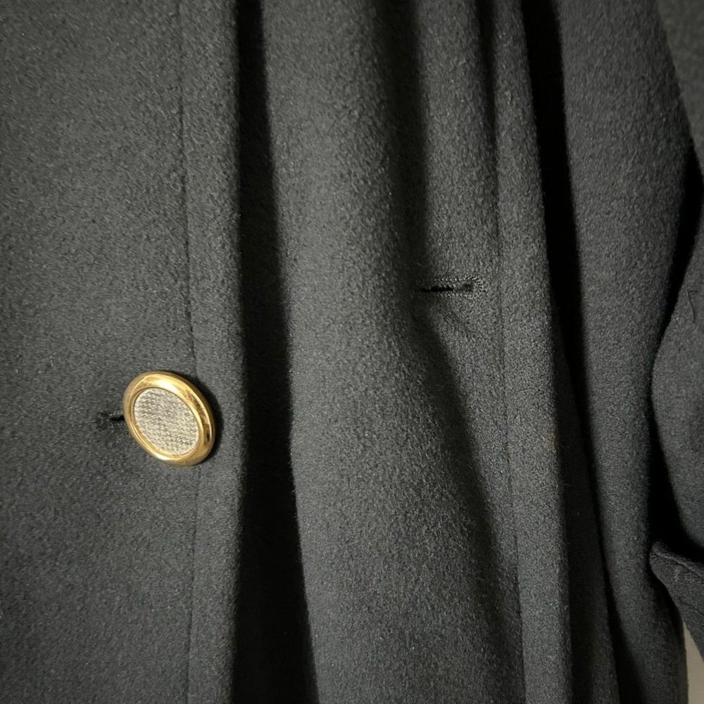 Jil Sander Black Double-Breasted Trench Coat - Picture 7 of 12